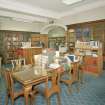 View of ground floor, library from NE