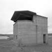 View of observation post from N