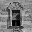 Detail of window above south entrance to summerhouse.