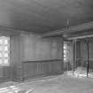 Basement, billiard room, view from NE