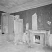 Ground floor, dining room, view from W