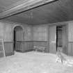 Basement, billiard room, view from SW