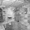 View of gutted interior of Victorian wing