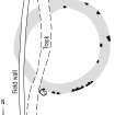 RCAHMS illustration: Lantachan, Hut-circle, plan