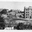 38 Morningside Park and Springvalley Terrace.
View of Springvalley tenements under construction.
Caption: 'Scene from window of Scouts' Room at 38 Morningside Park 1899. Far (east) side of tenements at Springvalley now partly constructed.'