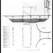 Photographic copy of plan and section drawings of baseplates.