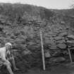 Excavation photograph; Vere Gordon Childe in foreground