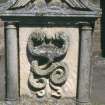 View of headstone to Catherine Maxwell d. 1827, Balfron churchyard.
