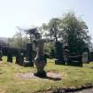 General view of burial ground, Gargunnock Parish Church.
