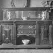 Heavy mirrored sideboard in-situ.