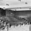 Interior view of Glasgow School of Art showing basement lecture theatre from N.