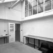 Interior view of Glasgow School of Art showing basement, storeroom to N of studio from NW.