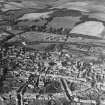 Selkirk, general view, showing High Street and Victoria Park.  Oblique aerial photograph taken facing north-west.  This image has been produced from a print.