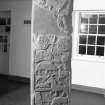 View of reverse of the Drosten Stone Pictish cross-slab (St Vigeans no. 1).