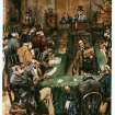 Insc. 'A Book Sale at Edinburgh', Portrays Dowell's sale room in the 1860's