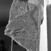 View of reverse of St Vigeans no.19 cross slab fragment.
