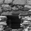 Castle Sween.
Detail of window head in North extension.
