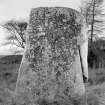 View of Craigmyle Pictish symbol stone.