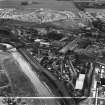 The Winter Thomas Co. Ltd., Innerleven, Wemyss, Fife, Scotland,1951. Oblique aerial photograph taken facing North. This image was marked by Aerofilms Ltd for photo editing.