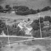 ""Covenanters Inn"", Aberfoyle, Perthshire, Scotland, 1953. Oblique aerial photograph taken facing North. This image was marked by Aerofilms Ltd for photo editing. 