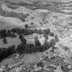 The Dollar Academy Dollar, Clackmannan, Scotland. Oblique aerial photograph taken facing North/East. 