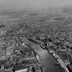 General View Glasgow, Lanarkshire, Scotland. Oblique aerial photograph taken facing East. 