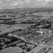 Alexandria Bonhill, Dunbartonshire, Scotland. Oblique aerial photograph taken facing North/East. 