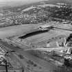 Murrayfield Edinburgh, Midlothian, Scotland. Oblique aerial photograph taken facing West. 