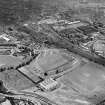 Murrayfield Edinburgh, Midlothian, Scotland. Oblique aerial photograph taken facing East. 