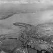 General View Grangemouth, Stirlingshire, Scotland. Oblique aerial photograph taken facing North/East. 