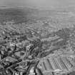Glasgow University Govan, Lanarkshire, Scotland. Oblique aerial photograph taken facing North/East. 
