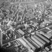 Bridgton Glasgow, Lanarkshire, Scotland. Oblique aerial photograph taken facing North. 