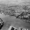 Scotstoun on Clyde Govan, Lanarkshire, Scotland. Oblique aerial photograph taken facing North. 