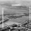 Carron Company, Mungal Foundry, Carron, near Falkirk Larbert, Stirlingshire, Scotland. Oblique aerial photograph taken facing North/West. This image was marked by AeroPictorial Ltd for photo editing.