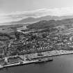 General View Rothesay, Bute, Scotland. Oblique aerial photograph taken facing South. 