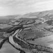 Caledonian canal and Loch Ness Dores, Inverness-Shire, Scotland. Oblique aerial photograph taken facing South/West. 