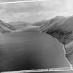 Loch Ericht, showing Aonaich Mhoir from over Rubha ban Mor Laggan, Inverness-Shire, Scotland. Oblique aerial photograph taken facing North/East. This image was marked by AeroPictorial Ltd for photo editing.