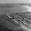 Lossiemouth Urquhart, Morayshire, Scotland. Oblique aerial photograph taken facing South/East. 