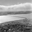 Tay Bridge Dundee, Angus, Scotland. Oblique aerial photograph taken facing South/West. 