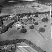 Ashludie Sanitorium Monifieth, Angus, Scotland. Oblique aerial photograph taken facing North. This image was marked by AeroPictorial Ltd for photo editing.