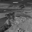 Clyde Park Sewage Works, Between Motherwell and Hamilton Dalziel, Lanarkshire, Scotland. Oblique aerial photograph taken facing North/West. This image was marked by AeroPictorial Ltd for photo editing.