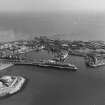 General View Ardrossan, Ayrshire, Scotland. Oblique aerial photograph taken facing South. 