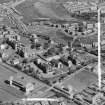 Gateside Infectious Diseases Hospital, Greenock Inverkip, Renfrewshire, Scotland. Oblique aerial photograph taken facing North/West. This image was marked by AeroPictorial Ltd for photo editing.