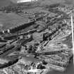 Gourock Ropeworks Co Ltd, Port Glasgow Greenock, Renfrewshire, Scotland. Oblique aerial photograph taken facing West. This image was marked by AeroPictorial Ltd for photo editing.