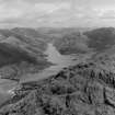 Ballachulish foreground looking East along Loch Leven to Kinlochleven Kilmallie, Inverness-Shire, Scotland. Oblique aerial photograph taken facing East. This image was marked by AeroPictorial Ltd for photo editing.