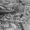 General View Kirkcudbright, Kirkcudbrightshire, Scotland. Oblique aerial photograph taken facing North. 