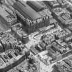 St Enoch's Square and Station and Argyll Street Glasgow, Lanarkshire, Scotland. Oblique aerial photograph taken facing North/West. 