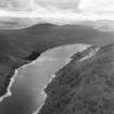 Loch Treig Kilmonivaig, Inverness-Shire, Scotland. Oblique aerial photograph taken facing South/East. 