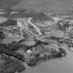 Neptune's Staircase, Banavie (Fort Augustus from over Loch Ness) Boleskine and Abertarff, Inverness-Shire, Scotland. Oblique aerial photograph taken facing West. 