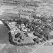 Cameron Hospital, Windygates Markinch, Fife, Scotland. Oblique aerial photograph taken facing North. 
